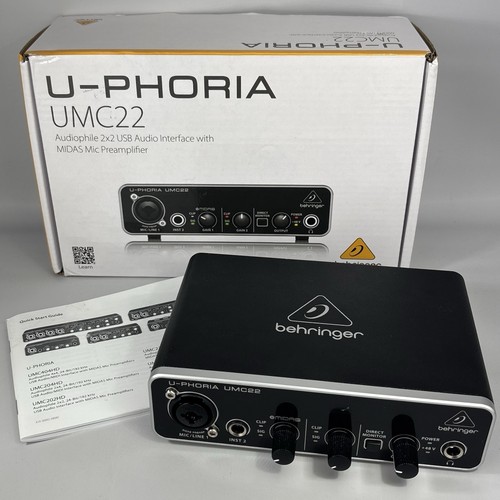 Behringer phoria umc22 - behringer,