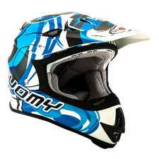 CASCO SUOMY MR JUMP VORTEX BLU MX - TIMBRO ORO ACU OMOLOGATO - SU/MR-VO-BLU