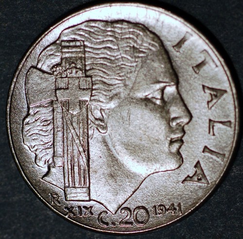 Italy centesimi 1941 75 - 20,