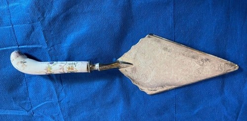 Servizio torte piatto argento