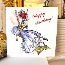 CARTOLINA ARTISTICA "LE