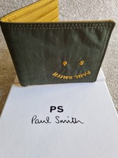 Portafoglio PS PAUL SMITH Zebra Logo Stripe Bifold Prezzo consigliato £ 120 Nuovo con scatola Regalo di Natale