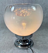 LAMPADA TAVOLO VETRO SOFFIATO VINTAGE DESIGN ANNI 70 TONI ZUCCHERI VEART STYLE