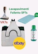 FOLLETTO VK7s PULILAVA VORWERK SP7S LAVAPAVIMENTI PER  VK7S 24 Mesi Di GARANZIA