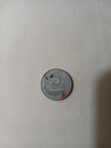 Moneta lire 1955 delfino - moneta,
