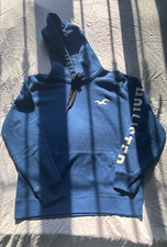 Felpa Con Cappuccio Blu