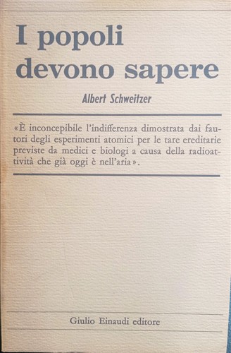 Popoli devono sapere albert - devono,