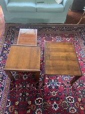 Set 3 tavolini Da Caffè A Incastro Tobia & Afra scarpa modello 777 Cassina