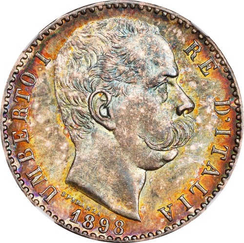 Moneta lire argento - 2,