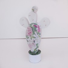 Portagioie portachiavi cactus fico d'india pianta legno gioielli chiavi handmade