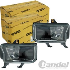 2x TYC Fari Fendinebbia SX + Dx H3 Con Vettore Lampada Adatto A per Fiat Punto