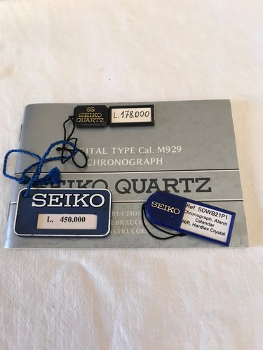 Seiko digital type m929 - digital,