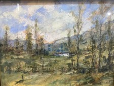 quadro antico grande dipinto a