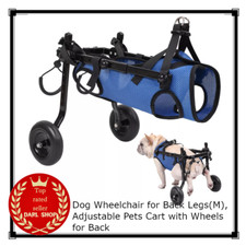 Sedia a rotelle per cani per