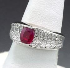 Anello Brillante In Platino