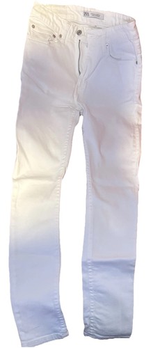 Jeans zara bianco denim - bianco, dritto