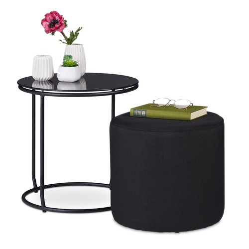 Relaxdays set tavolino - set, e