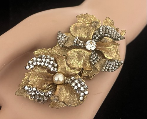 Spilla fiore vintage firmata
