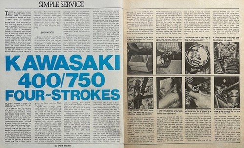Kawasaki z400 z750 twins - kawasaki,