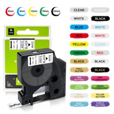 Nastro compatibile Dymo D1 45013 6mm 9mm 12mm 19mm LabelManager 160 280 420P