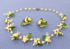 Set orecchini clip collana