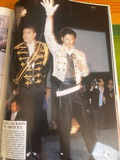 MICHAEL JACKSON 2 CLIPPINGS RAPPORTI COLLEZIONE ITALIANA