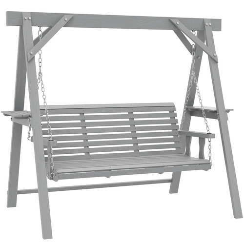 Panca dondolo legno a tre - dondolo,