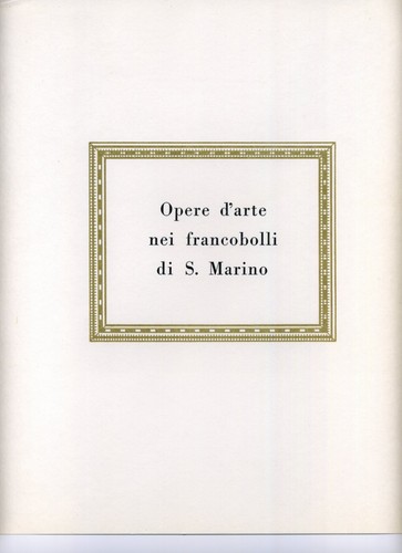 San marino quadri - marino, 1960-1975