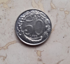 Repubblica Italiana 50 LIRE 1996 Turrita Piccola circolata ottime condizioni