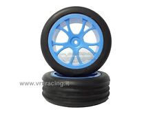 10446 Ruote Anteriori complete di cerchi blu x Modelli scala 1:10 Off-road Buggy
