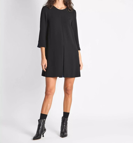 Abito nero crepe pennyblack - abito,