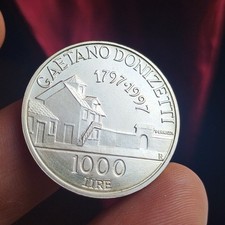 Moneta In Argento Italiana