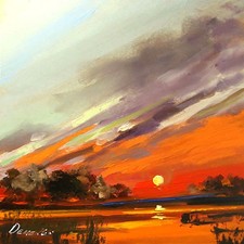 PAESAGGIO Quadro olio