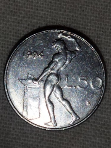 Rara micro moneta lire - micro,