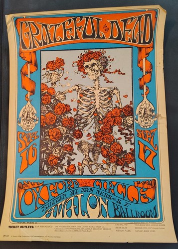 Grateful dead skeleton - &, roses