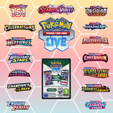 Pokemon TCG Live Codes Online Pokemon Live Codes via EBAY MESSAGE Pokemon Cards