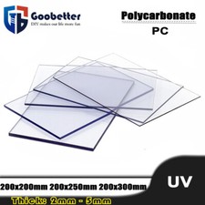 Pannello PC policarbonato taglio infrangibile trasparente 2mm 3mm 4mm spessore 5mm