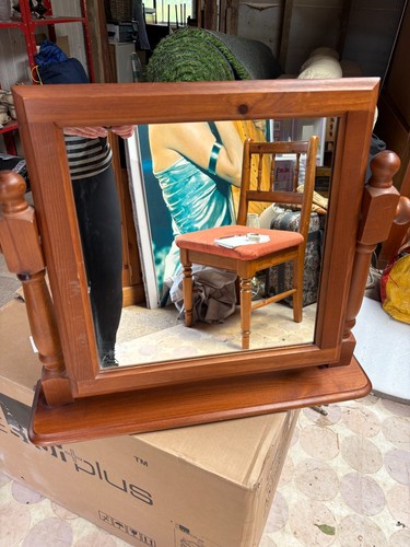 Tabletop vanity tilting mirror - vanity,