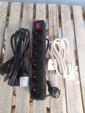 Ciabatta Multipresa elettrica SCHUKO + Prolunghe + Cavo Jack 3.5 mm.