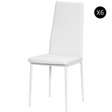 HOMCOM Set di 6 Sedie da