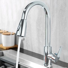 Miscelatore rubinetto cucina con doccetta estraibile cromato monocomando lavello