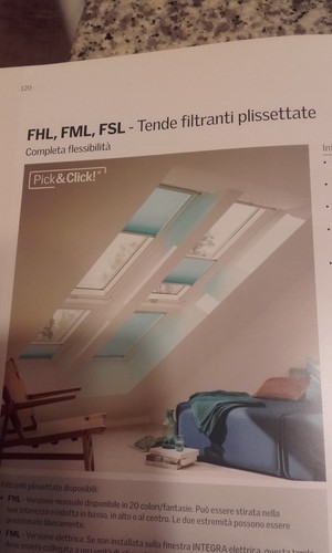 Tenda filtrante plissettata - tenda,