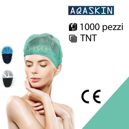 1000 cuffia capelli monouso - 1000,
