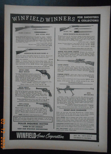 1956 winfield arms - winfield, corporation