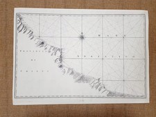 Carta Tortore Termoli Vasto Ortona 1792 Atlante Due Sicilie Zannoni Ristampa