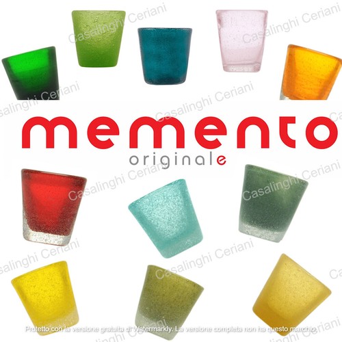 Memento glass bicchiere in - bicchiere,