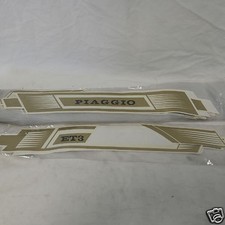 Serie Fregi Adesivi Sacche e Parafango Piaggio Vespa ET3 Oro OPACO C/S PIAGGIO