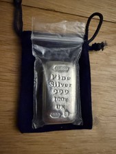 Lingotto Argento Albione 100g