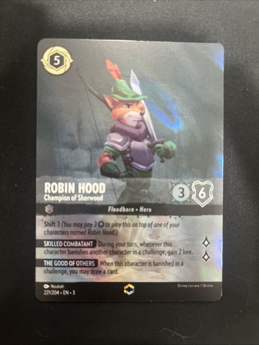 Disney lorcana robin hood - disney,