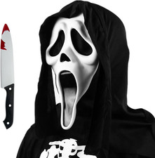 Maschera Scream, Ghostface Mask, Halloween Horror Scream Maschera, Ghost Face Ma